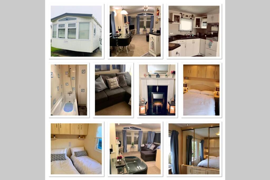 Modern Holiday Home #Skipsea Sands Static Hire Екстер'єр фото